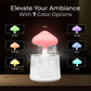 RaindropRelaxation - Calming Rain - Mushroom Rain Cloud Humidifier – Water Sound & Essential Oil Diffuser for Home Aroma – Bedroom Night Light With Calming Rainfall Audio – Dripping Sound to Help Sleeping & Stress