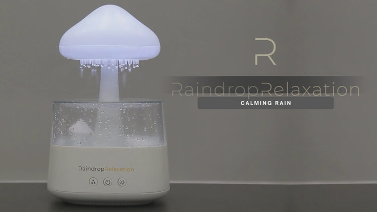 RaindropRelaxation - Calming Rain - Mushroom Rain Cloud Humidifier – W –  raindroprelaxation